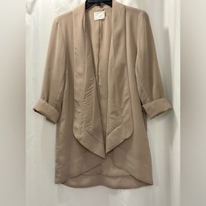 • Lush • size S {fits M} • taupe {100% polyester} blazer • gently loved • $8